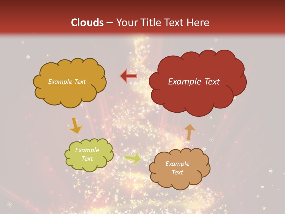 Celebration Season Gold PowerPoint Template