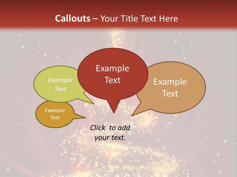 Celebration Season Gold PowerPoint Template