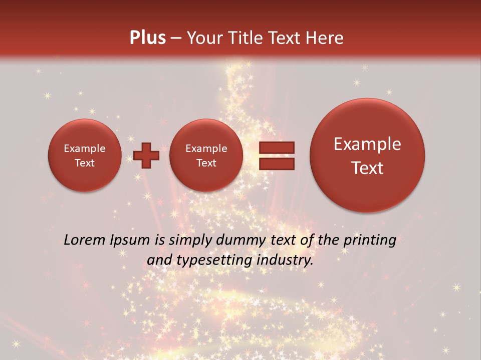 Celebration Season Gold PowerPoint Template