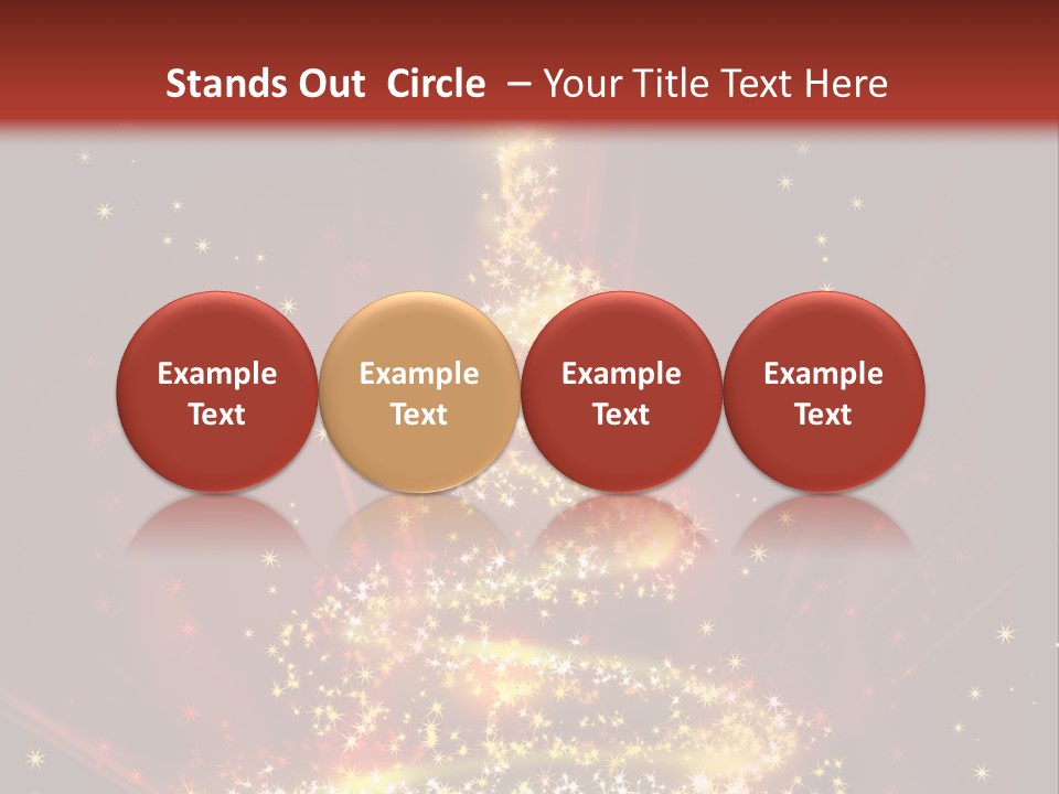 Celebration Season Gold PowerPoint Template