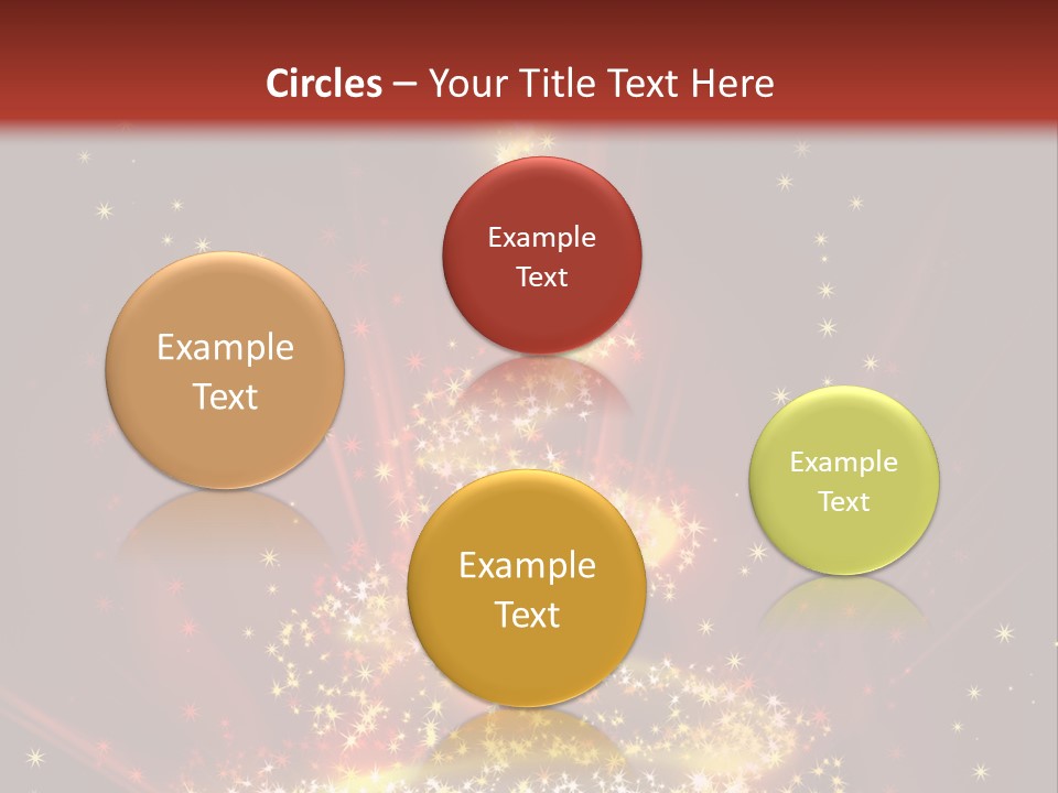 Celebration Season Gold PowerPoint Template