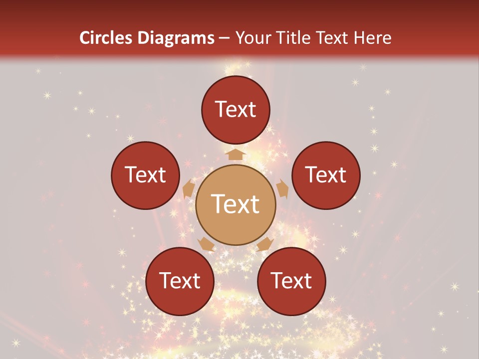 Celebration Season Gold PowerPoint Template