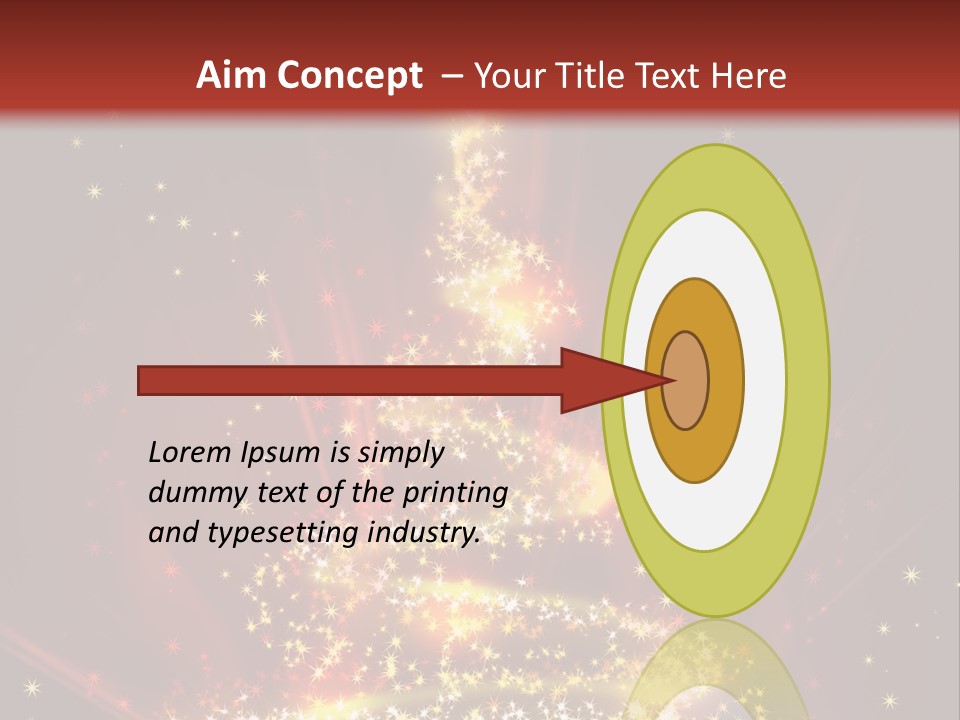 Celebration Season Gold PowerPoint Template