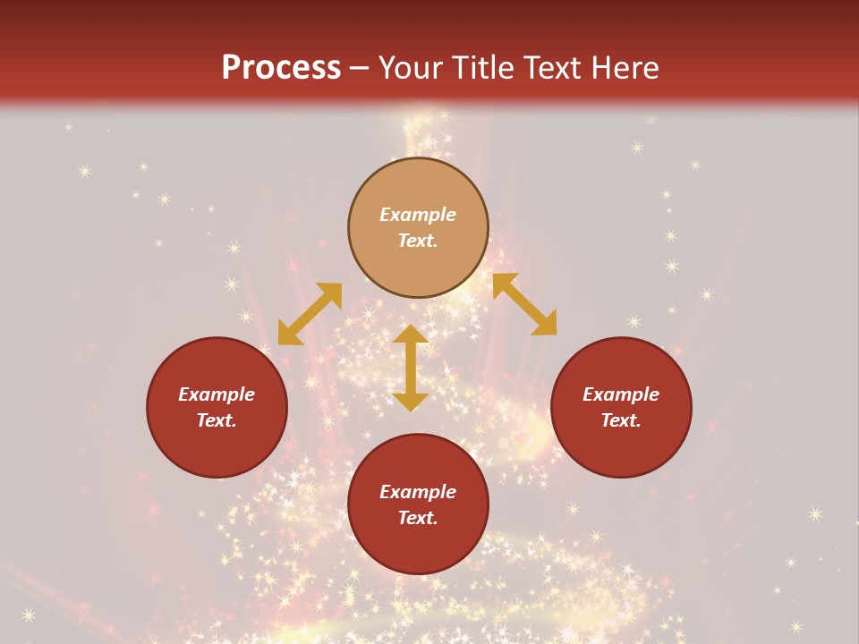 Celebration Season Gold PowerPoint Template