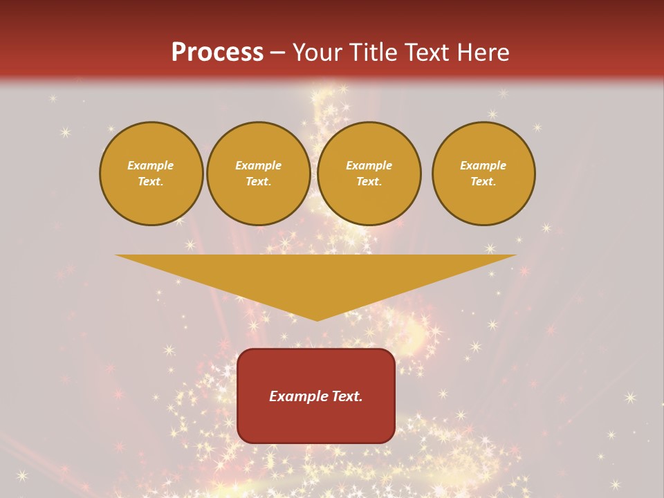 Celebration Season Gold PowerPoint Template