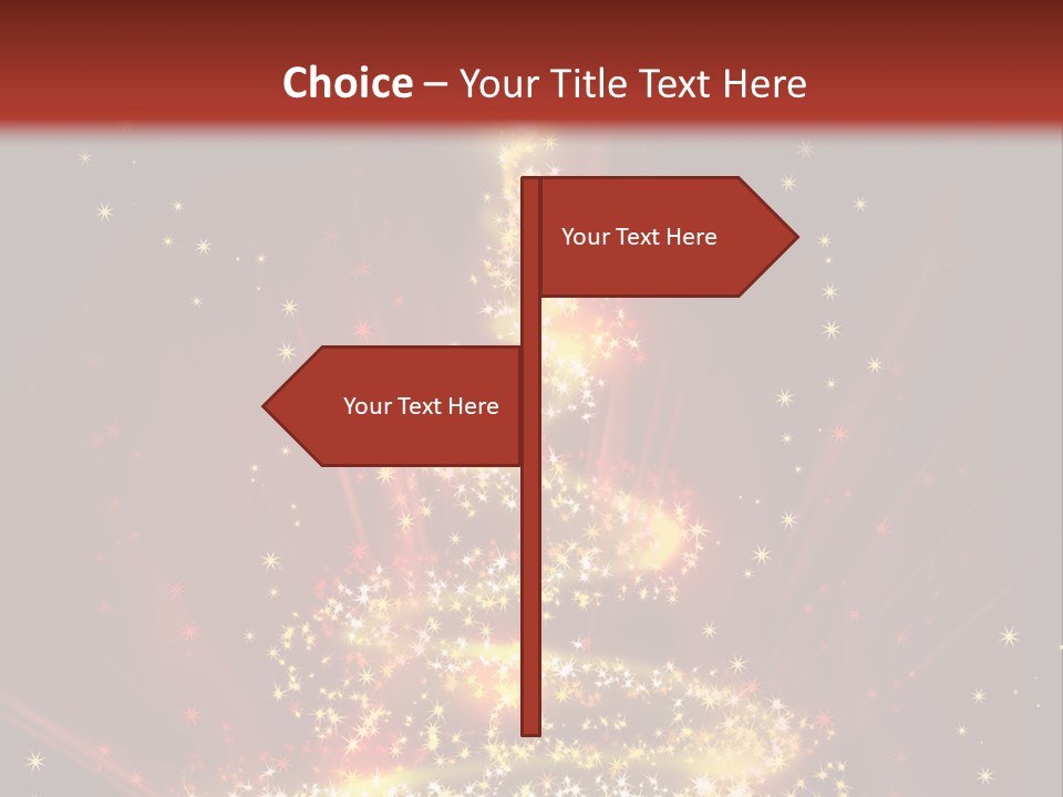 Celebration Season Gold PowerPoint Template