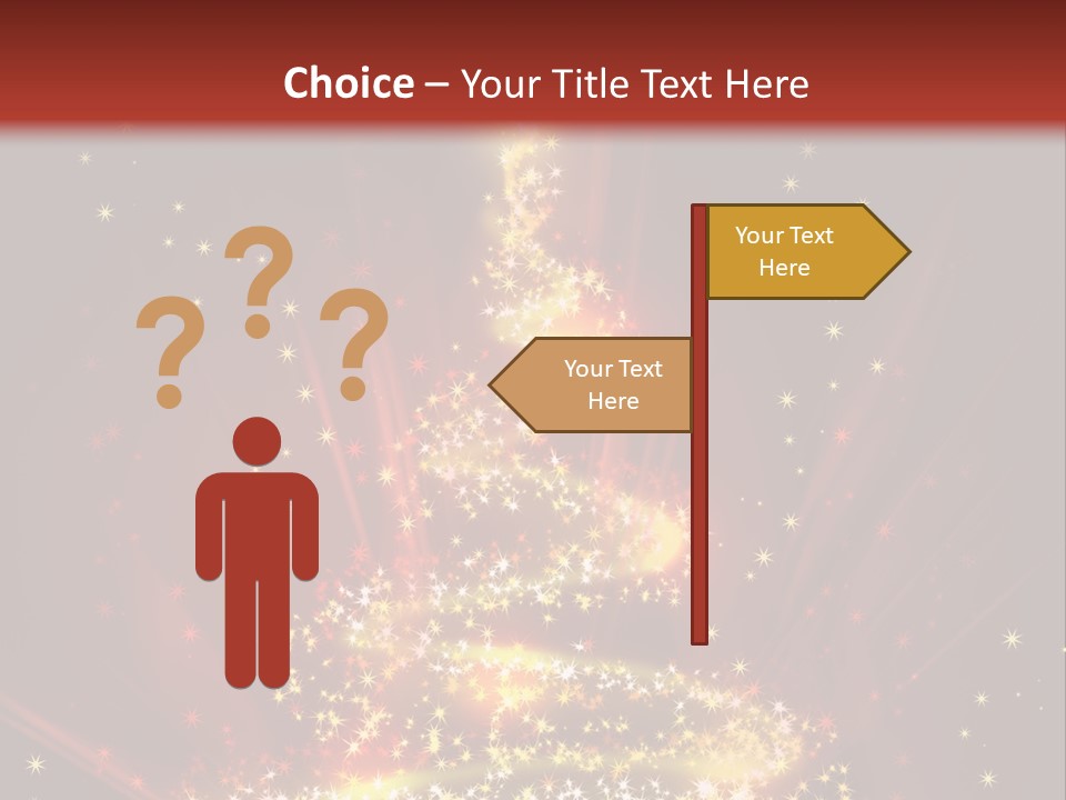 Celebration Season Gold PowerPoint Template