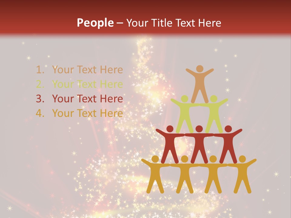 Celebration Season Gold PowerPoint Template