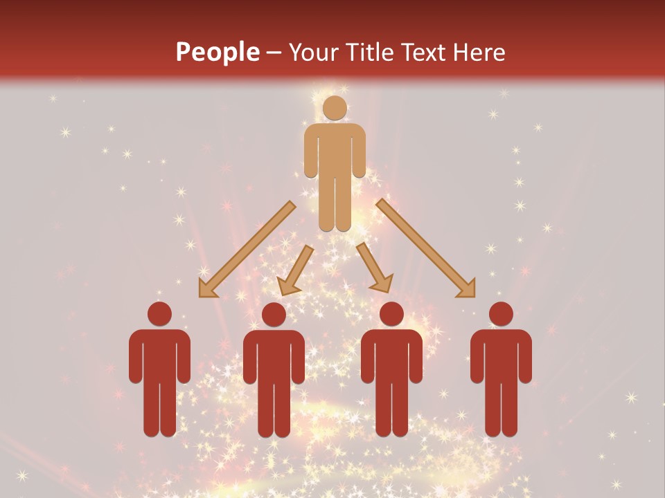 Celebration Season Gold PowerPoint Template