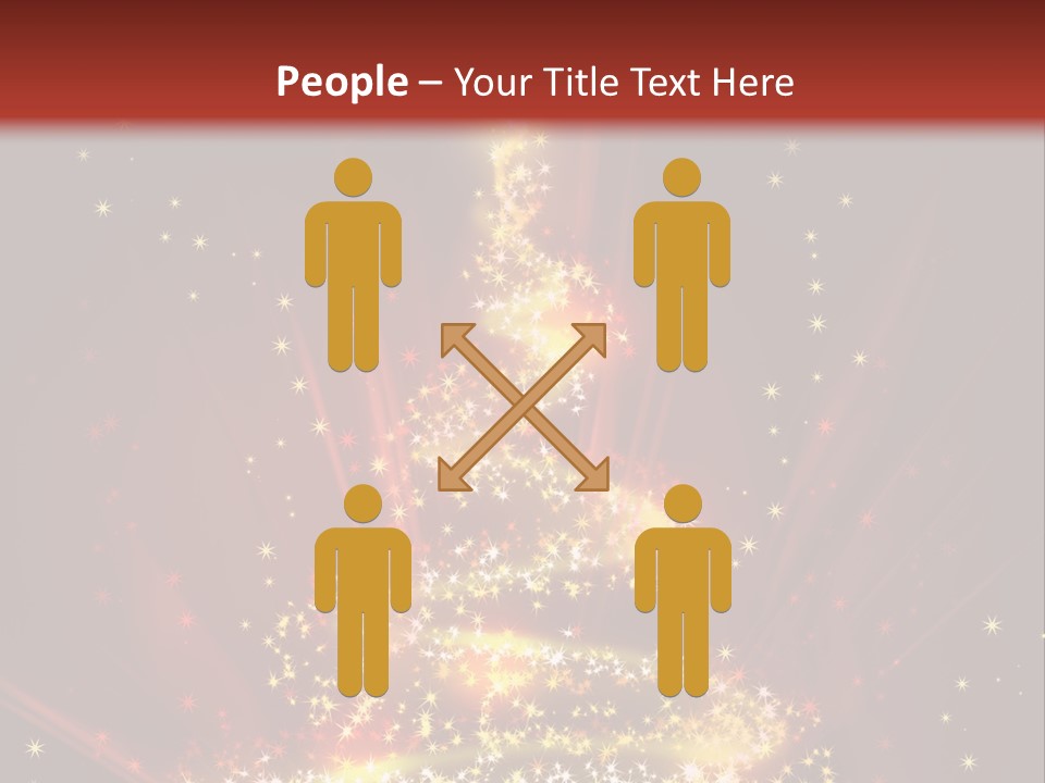 Celebration Season Gold PowerPoint Template