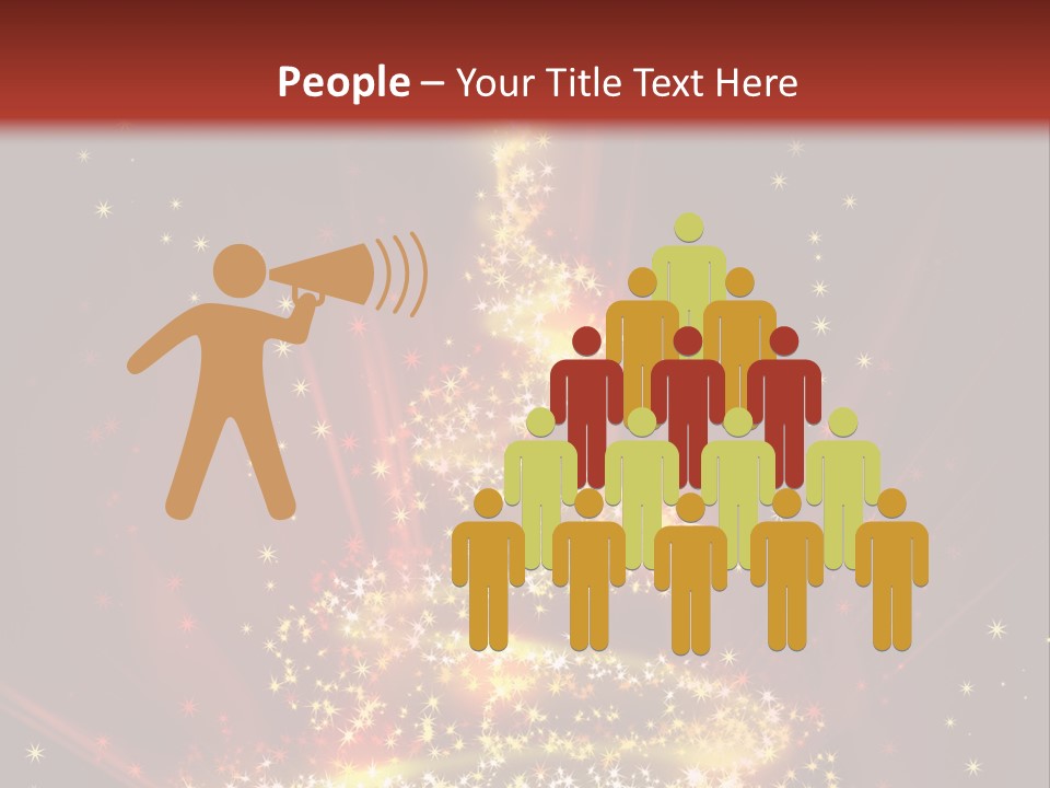 Celebration Season Gold PowerPoint Template