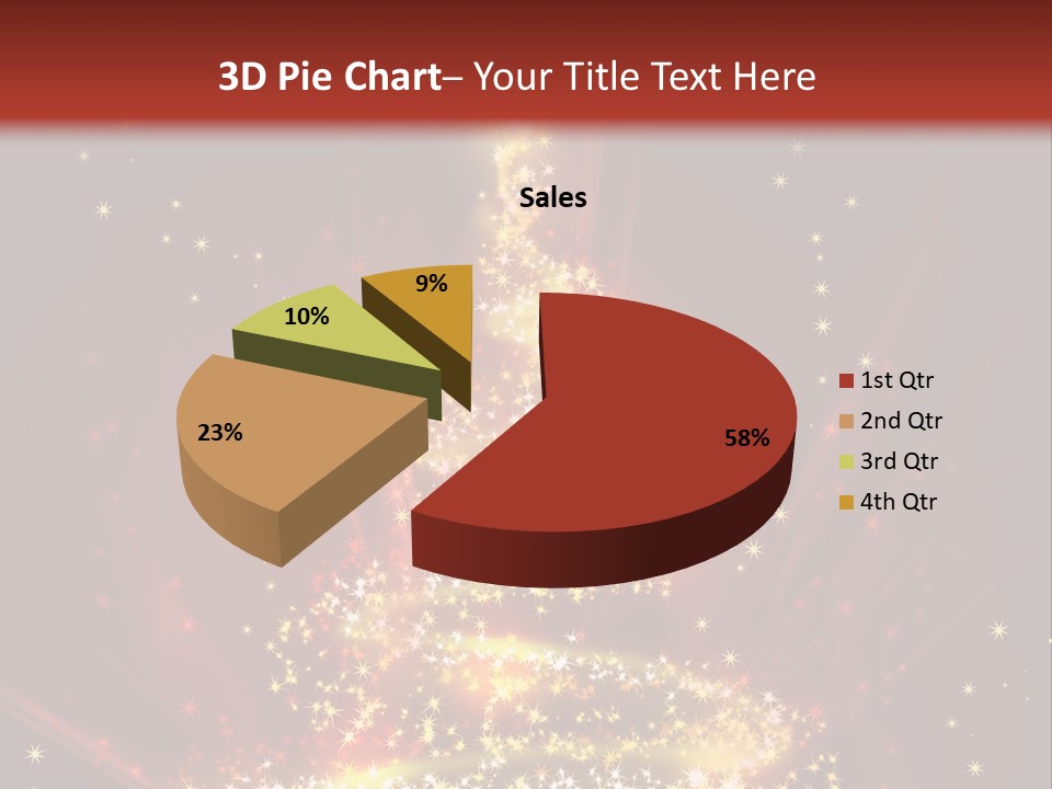 Celebration Season Gold PowerPoint Template