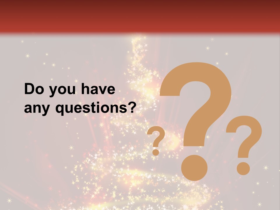 Celebration Season Gold PowerPoint Template