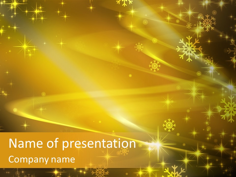 Surprise Holiday Retro PowerPoint Template