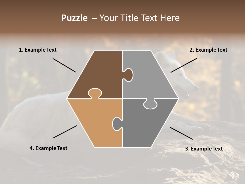 Animal Wild Wolves PowerPoint Template