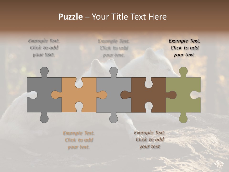 Animal Wild Wolves PowerPoint Template