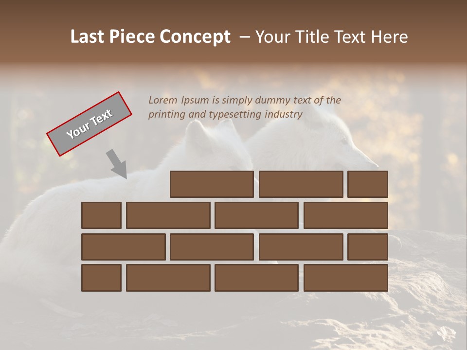 Animal Wild Wolves PowerPoint Template