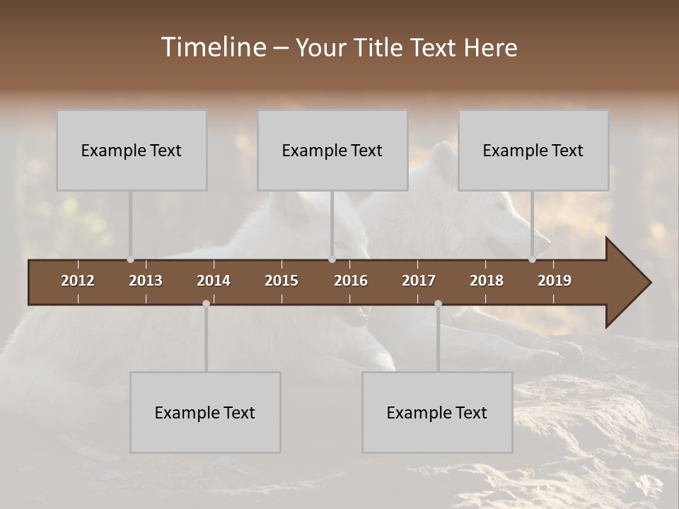 Animal Wild Wolves PowerPoint Template