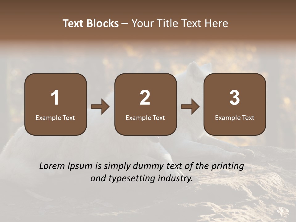 Animal Wild Wolves PowerPoint Template