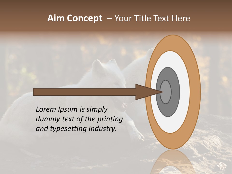 Animal Wild Wolves PowerPoint Template