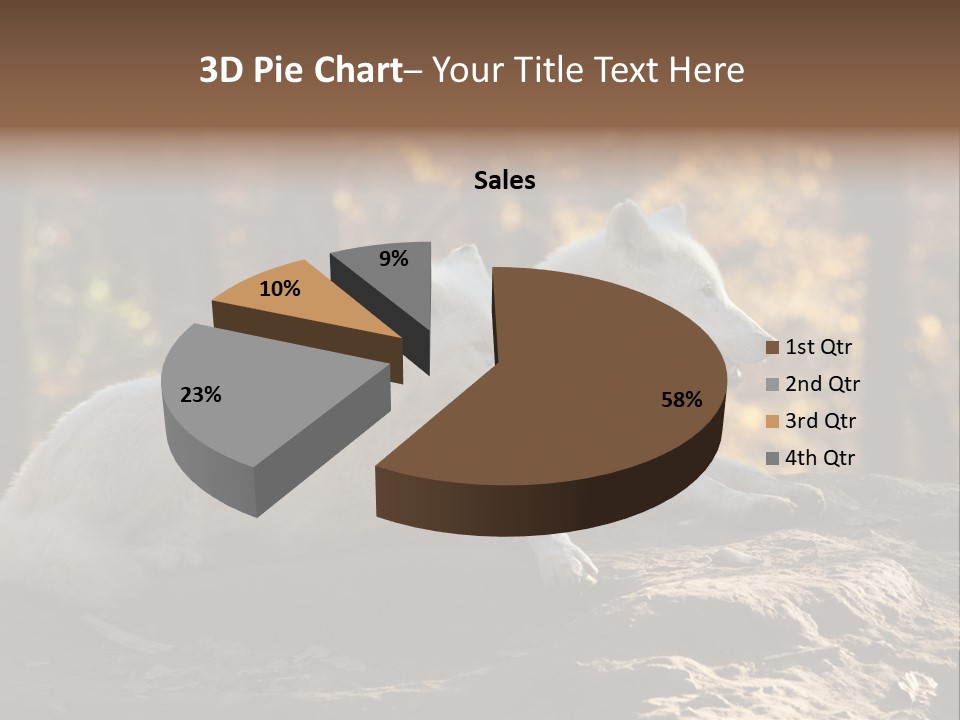 Animal Wild Wolves PowerPoint Template