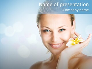 Charming Eyes Nature PowerPoint Template