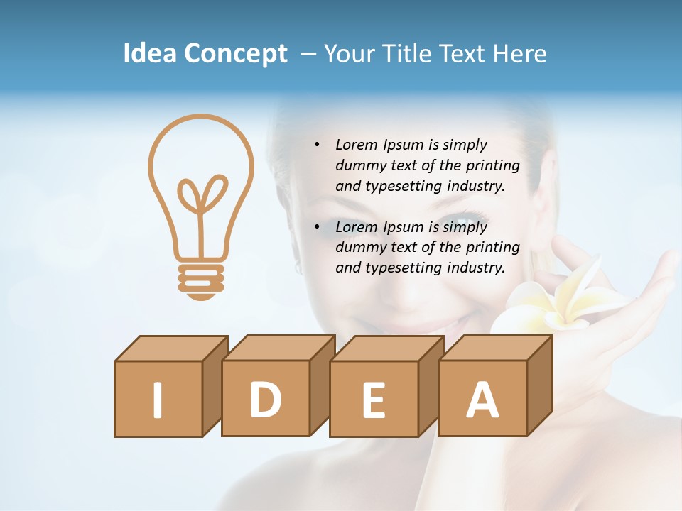 Charming Eyes Nature PowerPoint Template