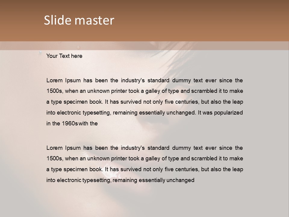 Background Cute Luxury PowerPoint Template