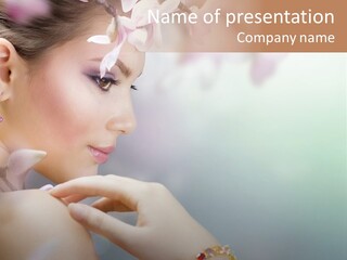 Skin Caucasian Spa PowerPoint Template