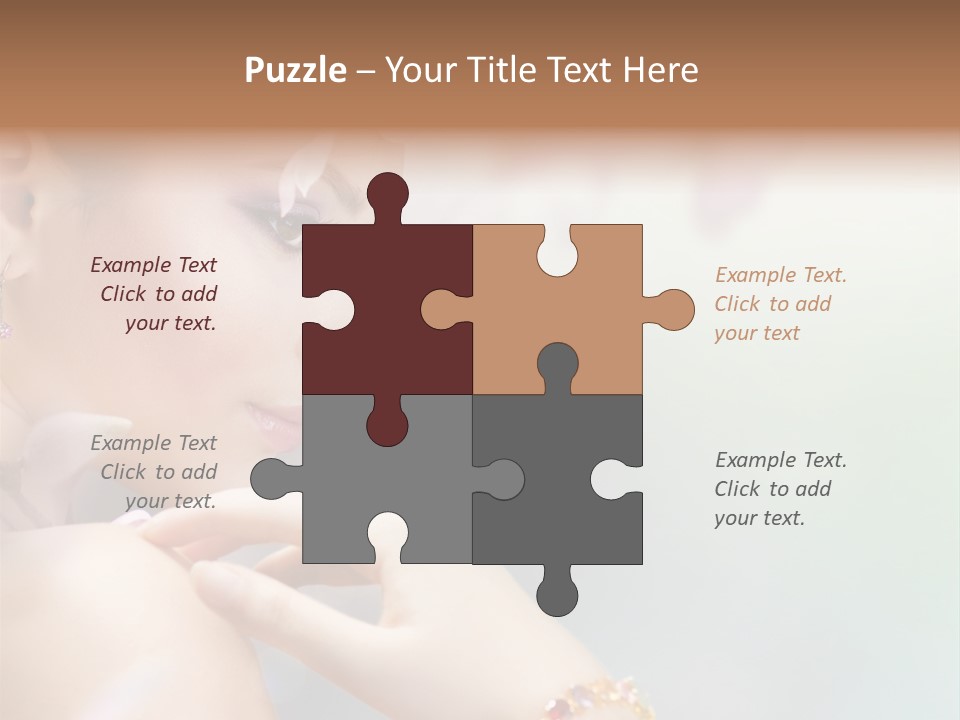 Skin Caucasian Spa PowerPoint Template