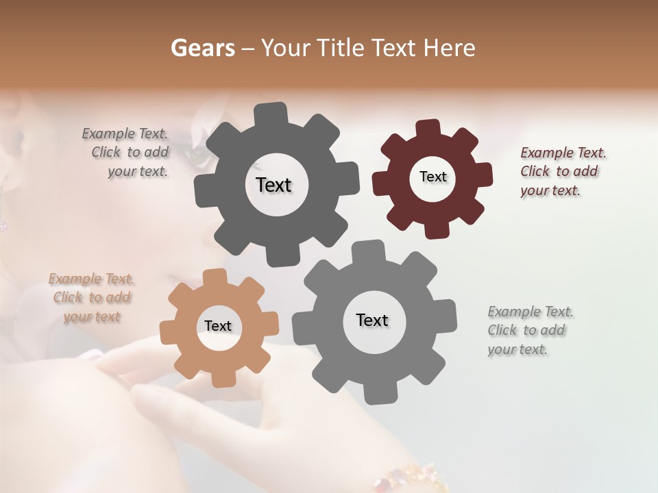 Skin Caucasian Spa PowerPoint Template