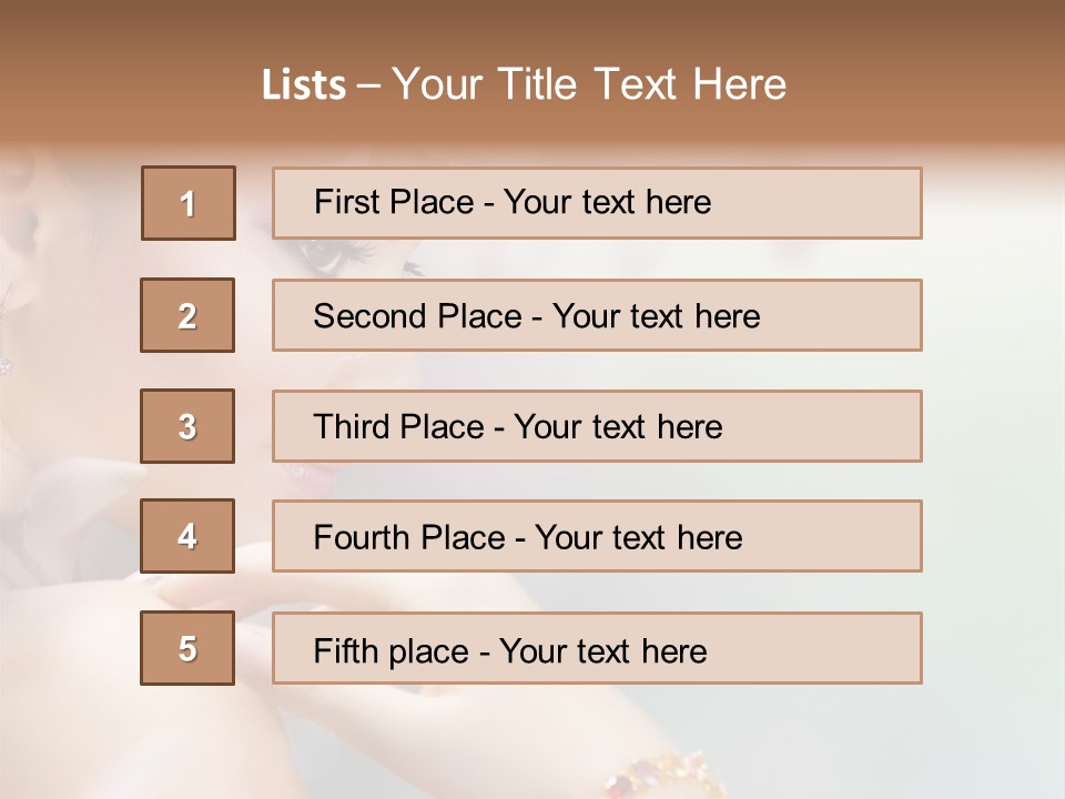 Skin Caucasian Spa PowerPoint Template