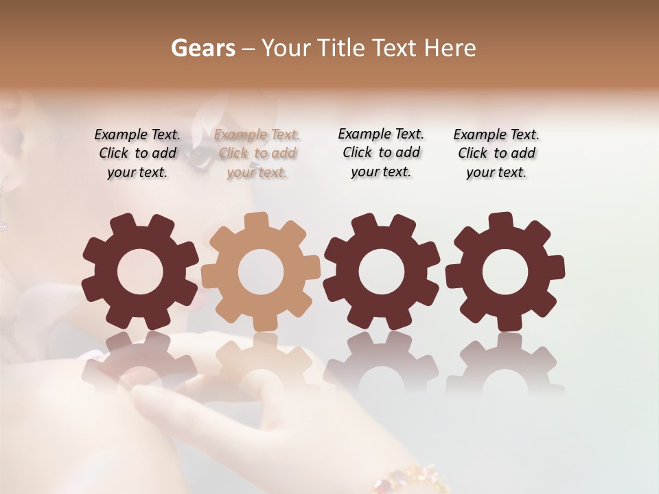 Skin Caucasian Spa PowerPoint Template