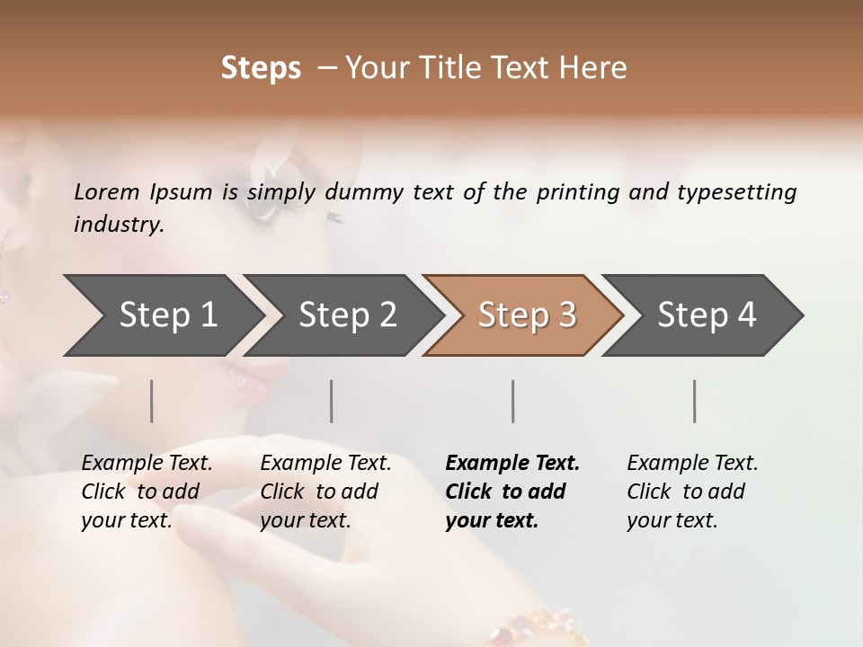 Skin Caucasian Spa PowerPoint Template