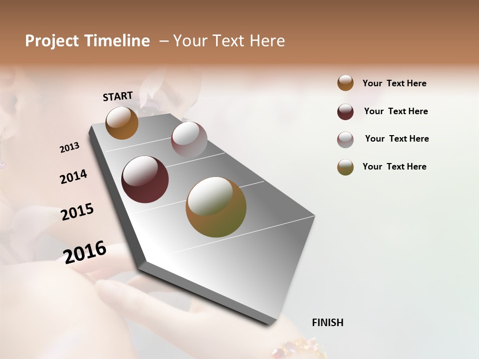 Skin Caucasian Spa PowerPoint Template