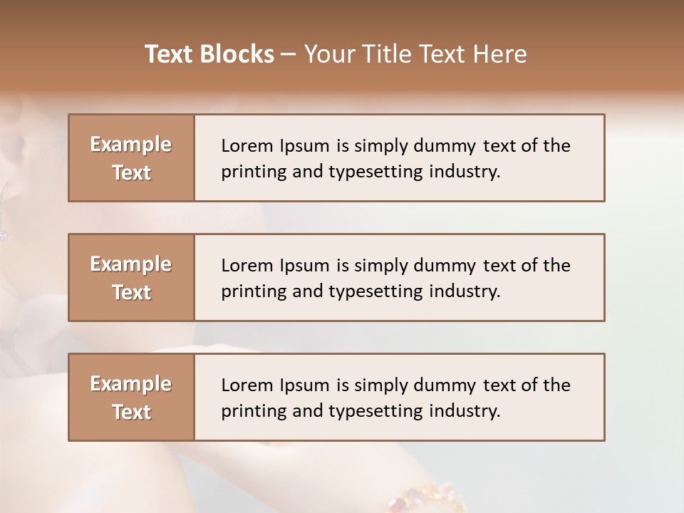 Skin Caucasian Spa PowerPoint Template