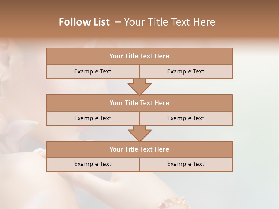 Skin Caucasian Spa PowerPoint Template