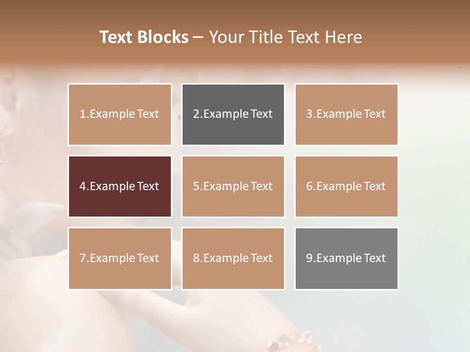 Skin Caucasian Spa PowerPoint Template