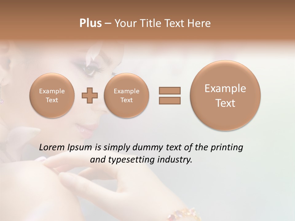 Skin Caucasian Spa PowerPoint Template