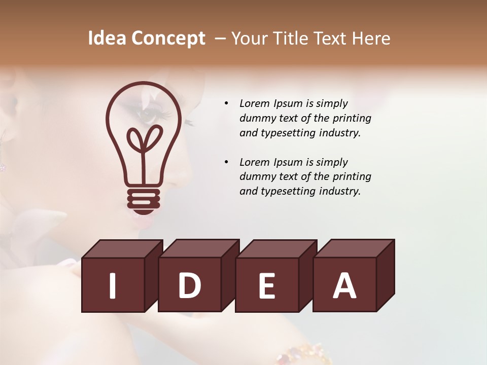 Skin Caucasian Spa PowerPoint Template