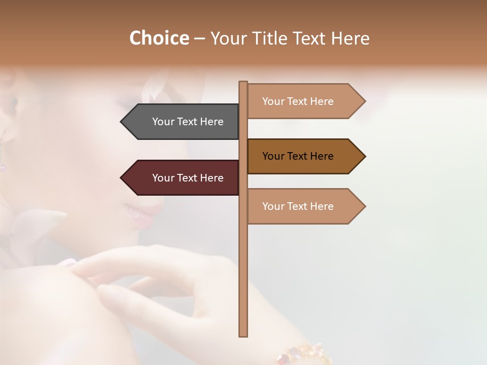 Skin Caucasian Spa PowerPoint Template