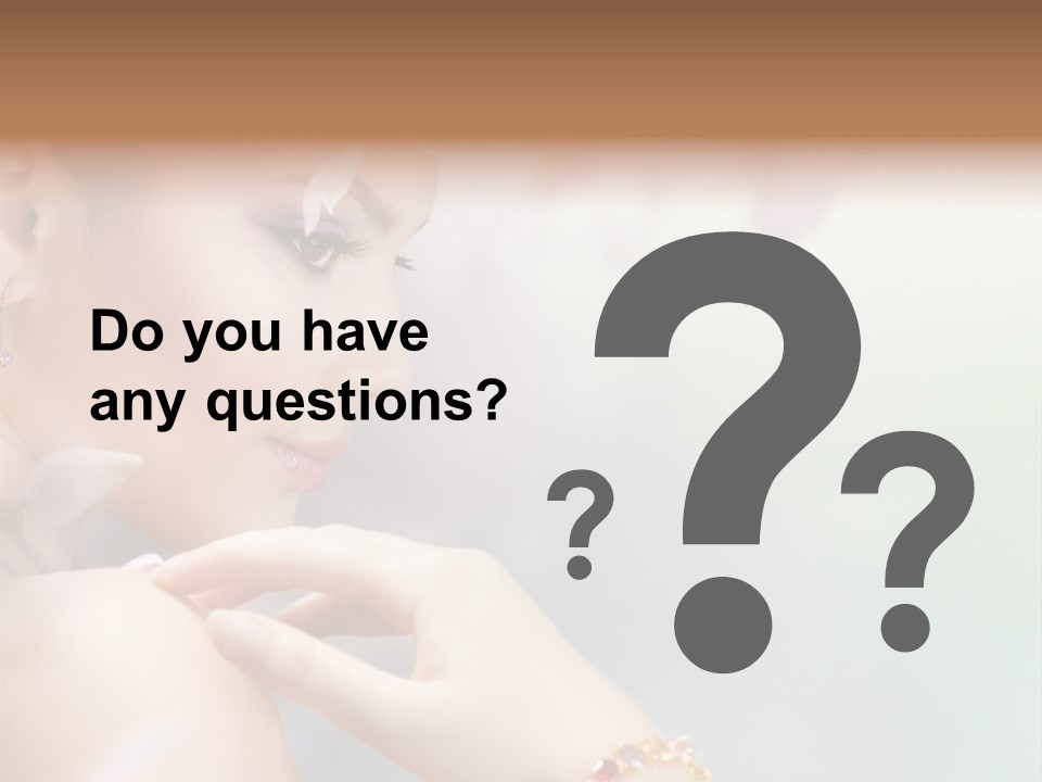 Skin Caucasian Spa PowerPoint Template