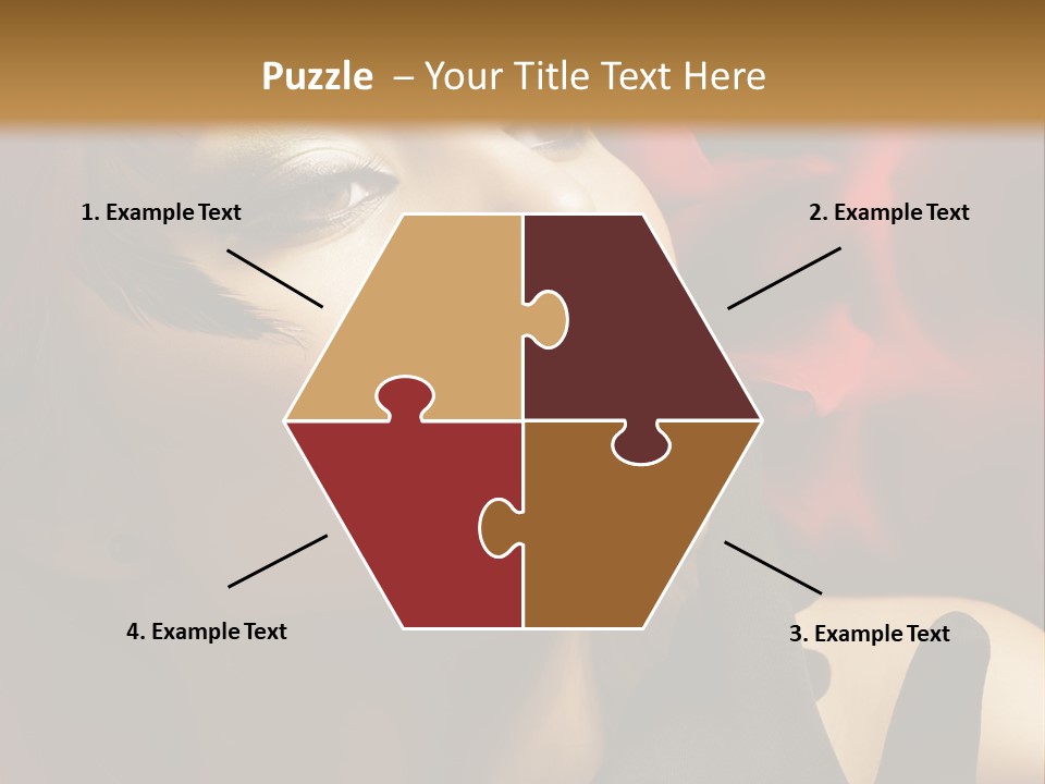 Mouth Classic Girl PowerPoint Template