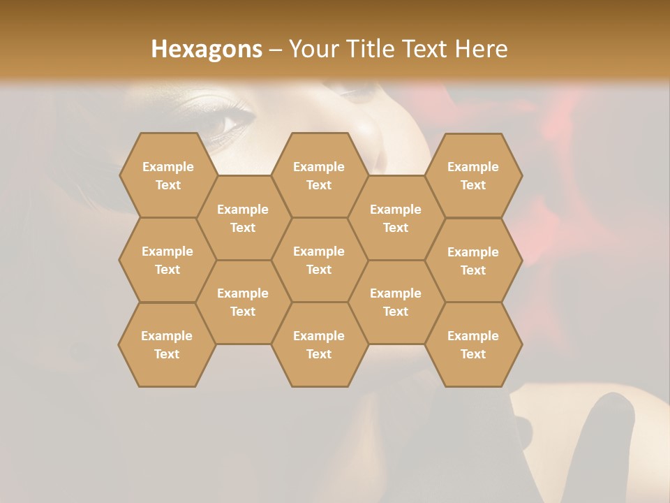 Mouth Classic Girl PowerPoint Template