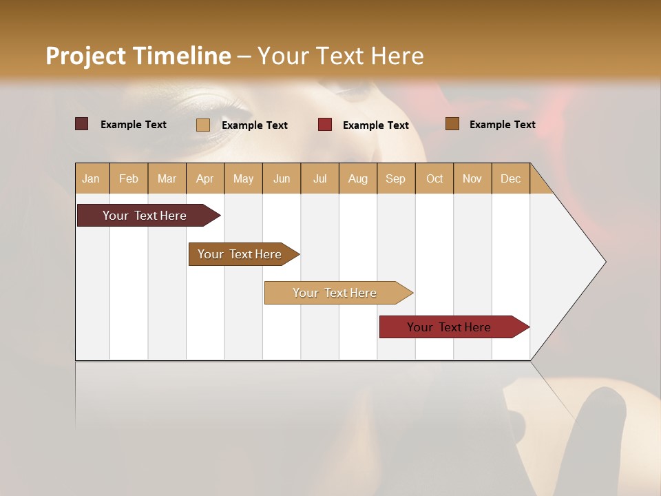 Mouth Classic Girl PowerPoint Template