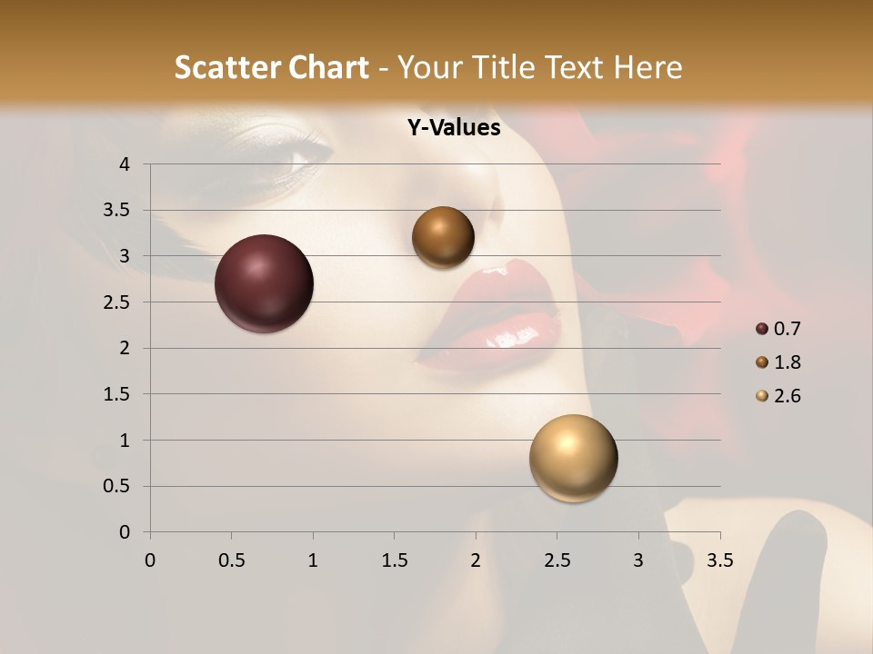 Mouth Classic Girl PowerPoint Template