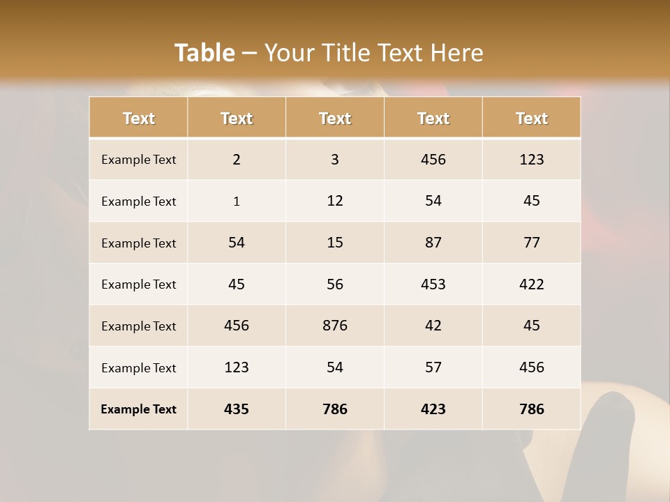 Mouth Classic Girl PowerPoint Template