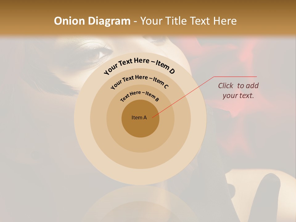 Mouth Classic Girl PowerPoint Template