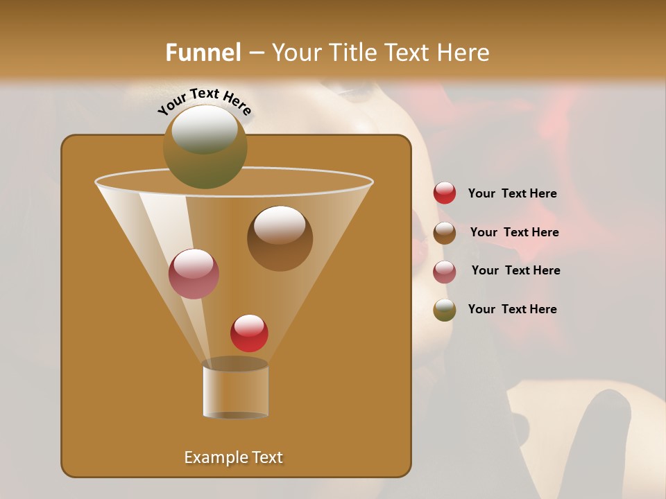 Mouth Classic Girl PowerPoint Template