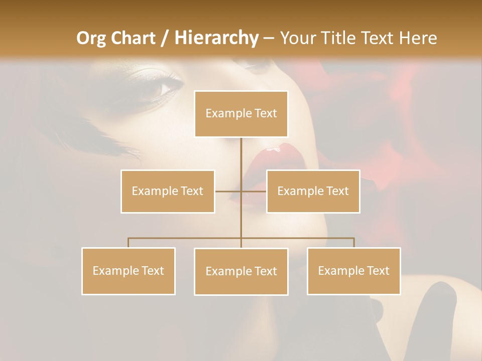 Mouth Classic Girl PowerPoint Template